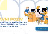 Javni poziv za prijavu konsultanata/ica, trenera/ica, mentora/ica i stručnih saradnika/ica ONA u BiH