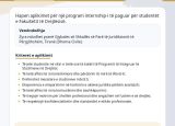 Studio ligjore ofron internship te paguar