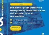 Seminar for Youth Workers on Strengthening Democratic Values and Attitudes in Local Communities
