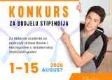Konkurs za stipendije Bosana Fondacije za 2026/27. godinu