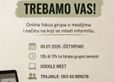 Poziv mladima iz Banje Luke za učešće u istraživanju o medijskim navikama mladih