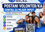 POSTANI VOLONTER/KA CENTRA ZA MLADE INPUT – UČINI OVO LJETO NEZABORAVNIM! ☀️