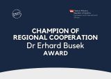 Champion of Regional Cooperation Dr Erhard Busek Award