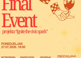 Omladinski pokret "Revolt" vas poziva na Final event projekta "Ignite the civic spark"