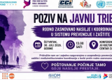 Poziv na javnu tribinu: Rodno zasnovano nasilje i koordinacija u sistemu prevencije i zaštite