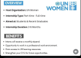 UN Women Internship Programme 2027 (Plaćena UN praksa)