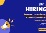 ALDA is looking for an Events Manager Assistant