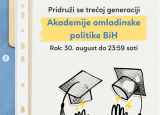 Pridruži se trećoj generaciji Akademije omladinske politike Bosne i Hercegovine