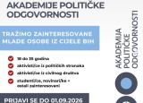 📣 Prijave za novu 13. generaciju Akademije političke odgovornosti su otvorene!