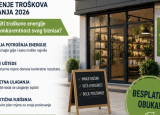 Poziv za učešće na obuci „Energetska efikasnost i smanjenje troškova poslovanja 2026“