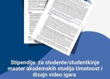 Stipendija Misije OEBS-a — Umetnost i dizajn video-igara