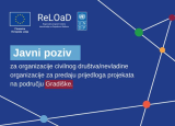 Javni poziv za organizacije civilnog društva/NVO u BiH za predaju prijedloga projekata u Gradišci