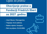 🎓 OBAVLJANJE PRAKSE U FONDACIJI FRIEDRICH EBERT ZA 2027. GODINU
