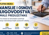 Poziv malim preduzetnicima: „Finansije i osnove knjigovodstva za male preduzetnike“
