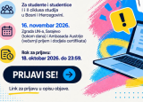 Javni poziv za studente i studentice iz cijele Bosne i Hercegovine