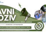 JAVNI POZIV ZA NEZAPOSLENE OSOBE IZ VISOKOG, BREZE I KAKNJA